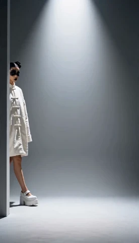 Floating Music Player AR Mirror Effect